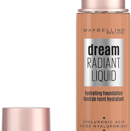 Maybelline Dream Radiant Liquid Hydrating Foundation with Hyaluronic Acid - Honey Beige 90, Honey Beige - OhYouLuckyDuck.com.au
