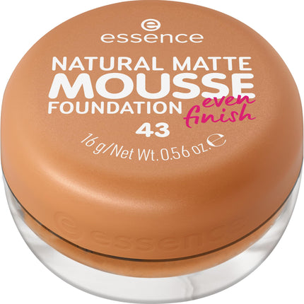 Essence Natural Matte Mousse Foundation 43