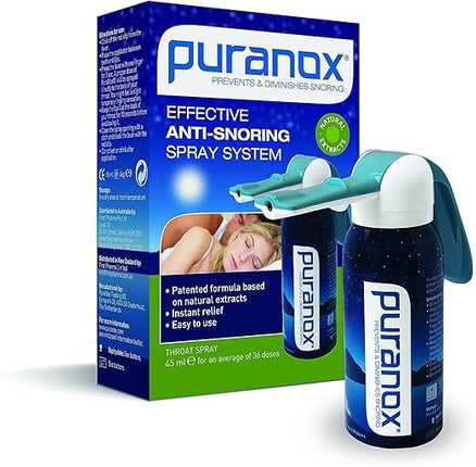 Puranox Anti-Snoring Spray 45ml - OhYouLuckyDuck.com.au
