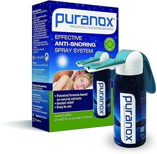 Puranox Anti-Snoring Spray 45ml - OhYouLuckyDuck.com.au