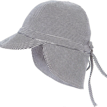 Toshi Flap Cap Baby Sun Hat Periwinkle