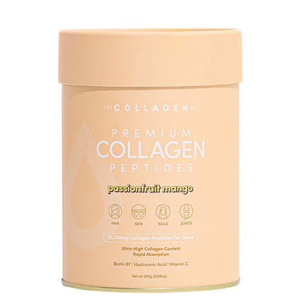 The Collagen Co Mango Hydrolysed Collagen Peptide Powder for Hair Skin and Nails 280G