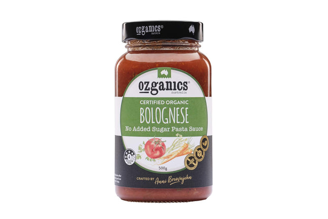 Ozganics Organic Bolognese Pasta Sauce 500G