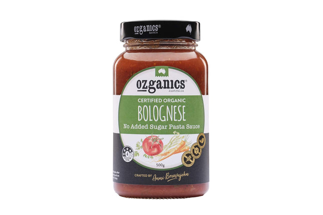Ozganics Organic Bolognese Pasta Sauce 500G