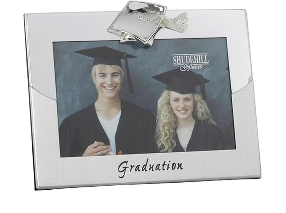 Gibson Gifts Graduation Silver Satin Frame 6x4