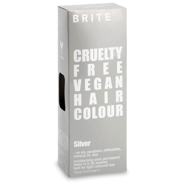 Brite Orginal Semi Permanent Silver Hair Dye 75ML