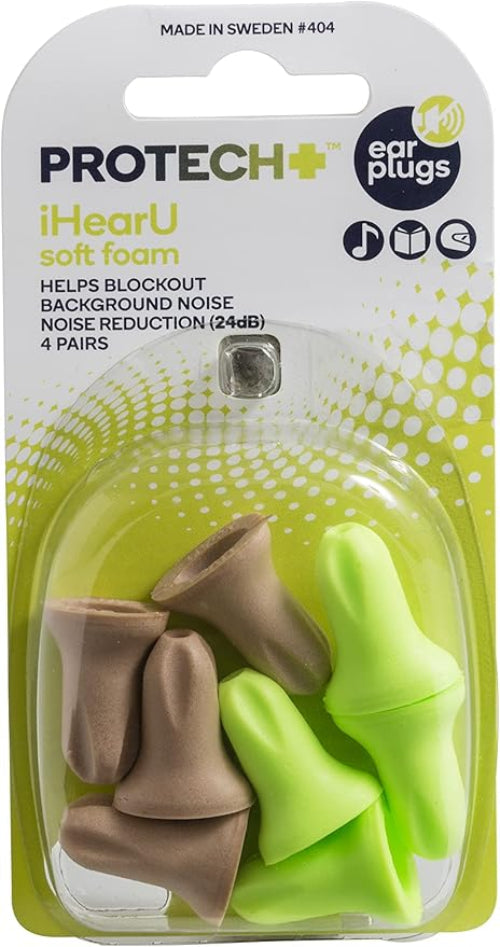 Protech Earplugs I Hear U Soft Foam 4PR