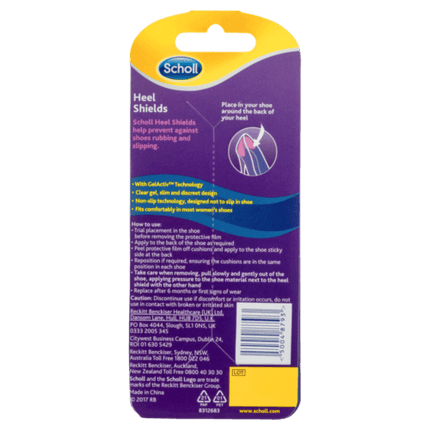 SCHOLL PARTY FEET GEL HEEL SHIELDS - OhYouLuckyDuck.com.au