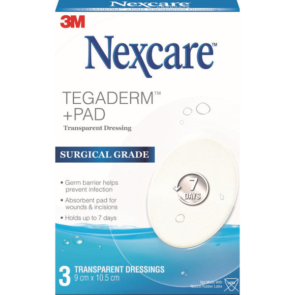 Nexcare Tegaderm + Pad Oval 3PK - OhYouLuckyDuck.com.au