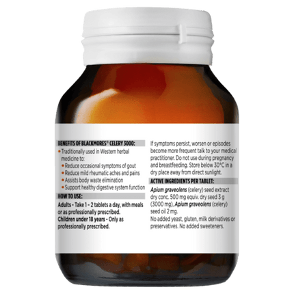 Blackmores Celery 3000 50 Tablets - OhYouLuckyDuck.com.au