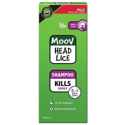 Ego Moov Head Lice Shampoo 500ML - OhYouLuckyDuck.com.au