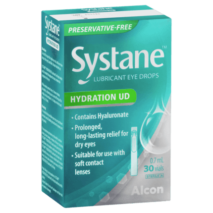 Systane Hydration Ud Eye Drops 30x0.7mL - OhYouLuckyDuck.com.au