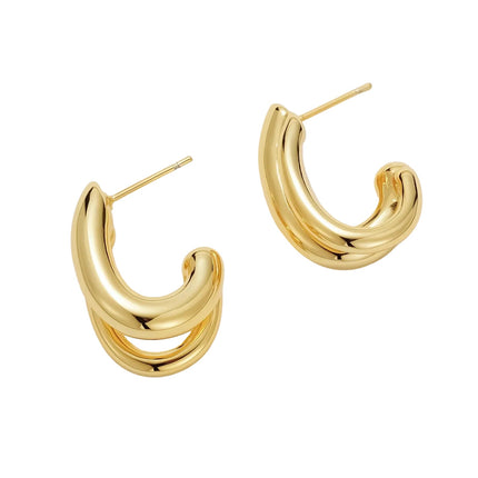 Zafino Aria Hoop Gold Earrings