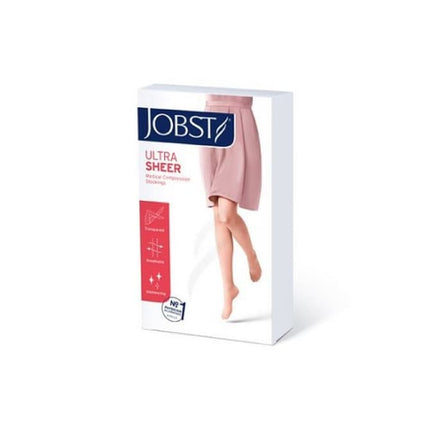 Jobst Ultra Sheer Stockings Knee High Natural Small - OhYouLuckyDuck.com.au
