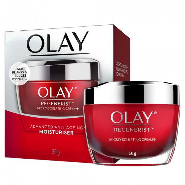Olay Regenerist Advanced Anti-Ageing Micro-Sculpting Face Cream Moisturiser 50g - OhYouLuckyDuck.com.au