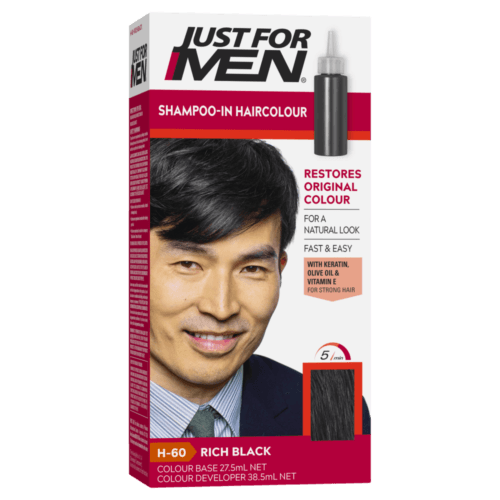 Just For Men Shampoo-In Hair Colour Medium Dark Brown - OhYouLuckyDuck.com.au