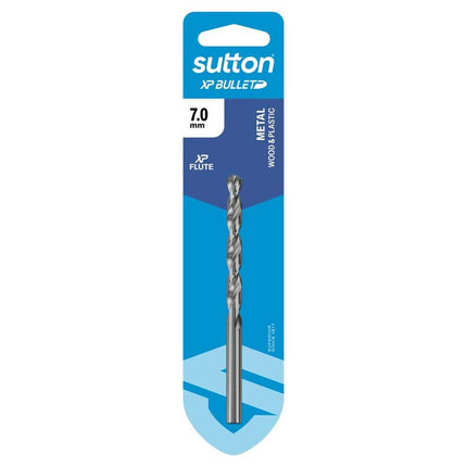 Sutton Tools XP Bullet Jobber Drill Bit HSS Bright 7.0mm
