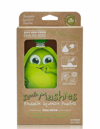 Little Mashies Reusable Pouch Green 2