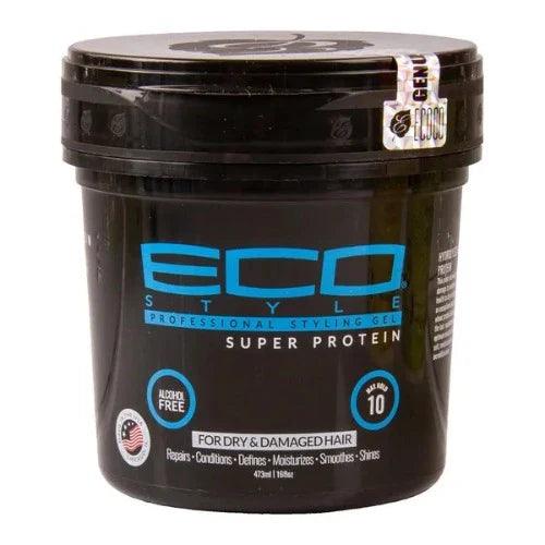 Eco Style Professional Styling Gel Super Protein 473ML - OhYouLuckyDuck.com.au