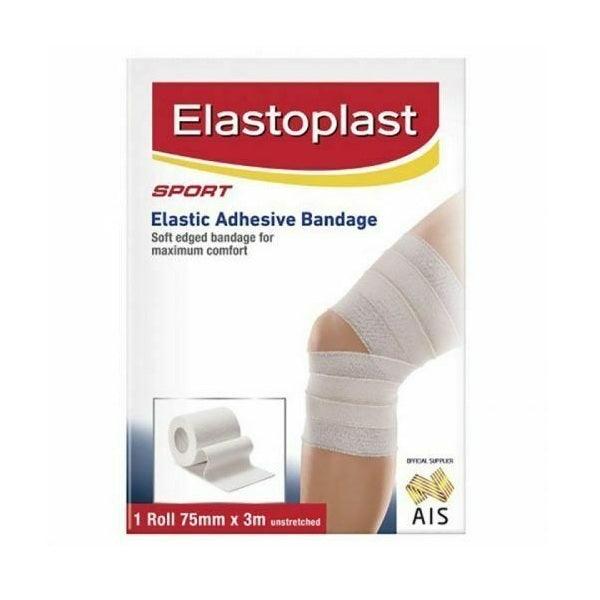 Elastoplast Sport Elastic Adhensive Bandage 75mm x 3m 1 Roll - OhYouLuckyDuck.com.au