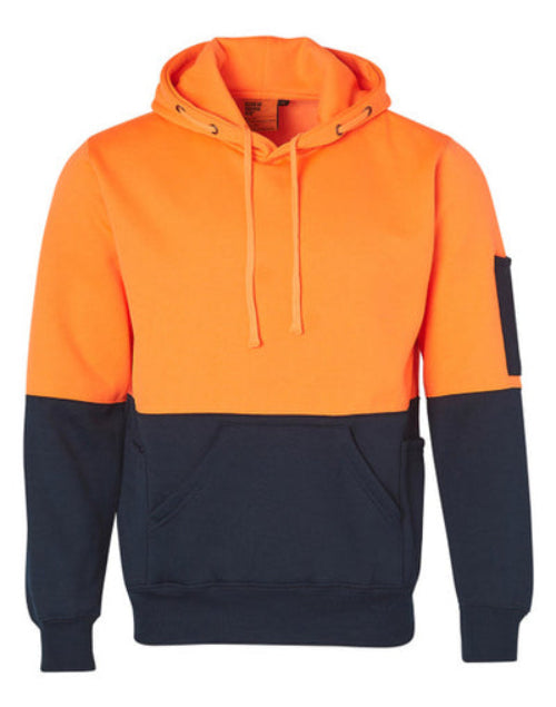 Australian Industrial Wear Hi Vis Two Tone Kangaroo Pocket Hoodie SW38 Safety Workwear