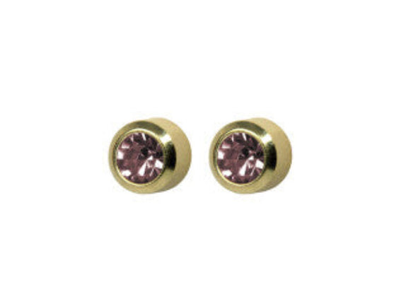 Studex System 75 Surgical Alexandrite Piercing Earrings S/S/S 2MM