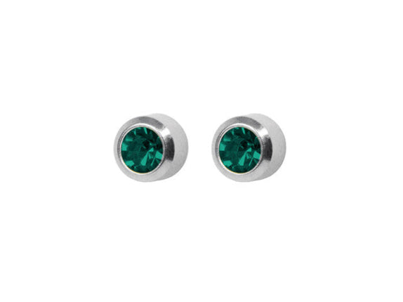 Studex System 75 Bezel Blue Zircon Stud S/S/S 3MM
