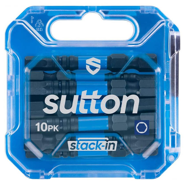Sutton Tools Screwdriver Bit S206 Stack In HX5 50mm 10 Pack