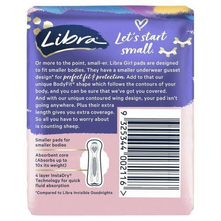 Libra Girl Pads Goodnights with Wings 10 pack - OhYouLuckyDuck.com.au