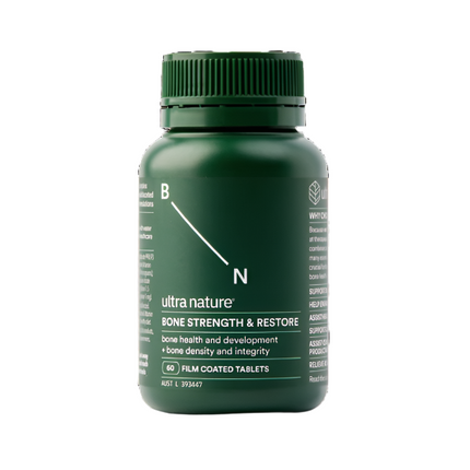 Ultra Nature Bone Strength & Restore 60 Tablets