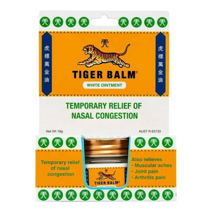 Tiger Balm White Ointment 18g - OhYouLuckyDuck.com.au