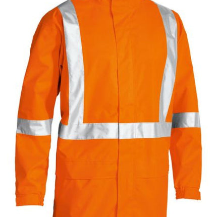 Bisley X Taped Hi Vis Rain Shell Jacket