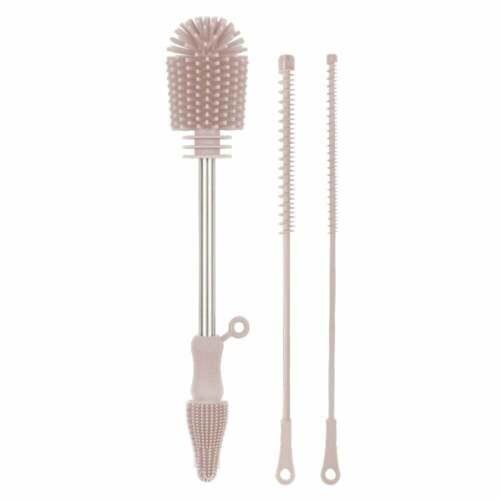 HAAKAA Silicone Cleaning Brush Kit (Blush) - OhYouLuckyDuck.com.au
