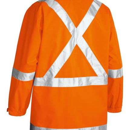 Bisley X Taped Hi Vis Rain Shell Jacket