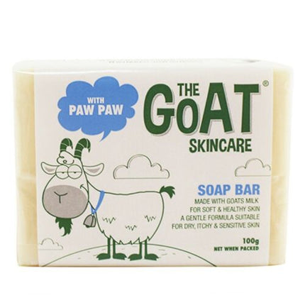 The Goat Skincare Soap Bar Pawpaw 100G - OhYouLuckyDuck.com.au