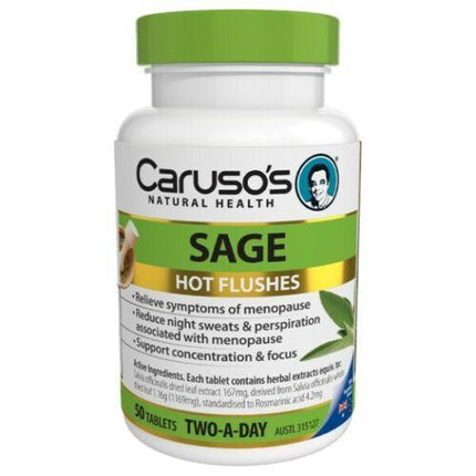 Carusos Sage 50 Tablets - OhYouLuckyDuck.com.au