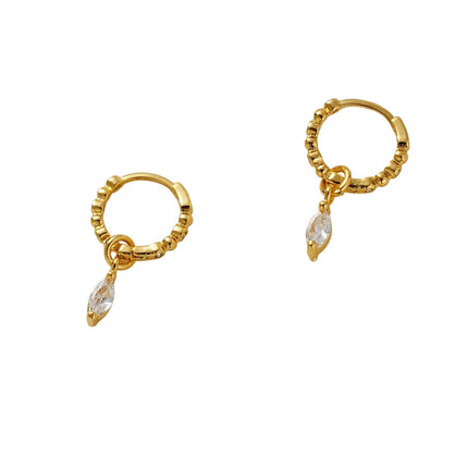 Zafino Bridie Gold Huggie Earrings