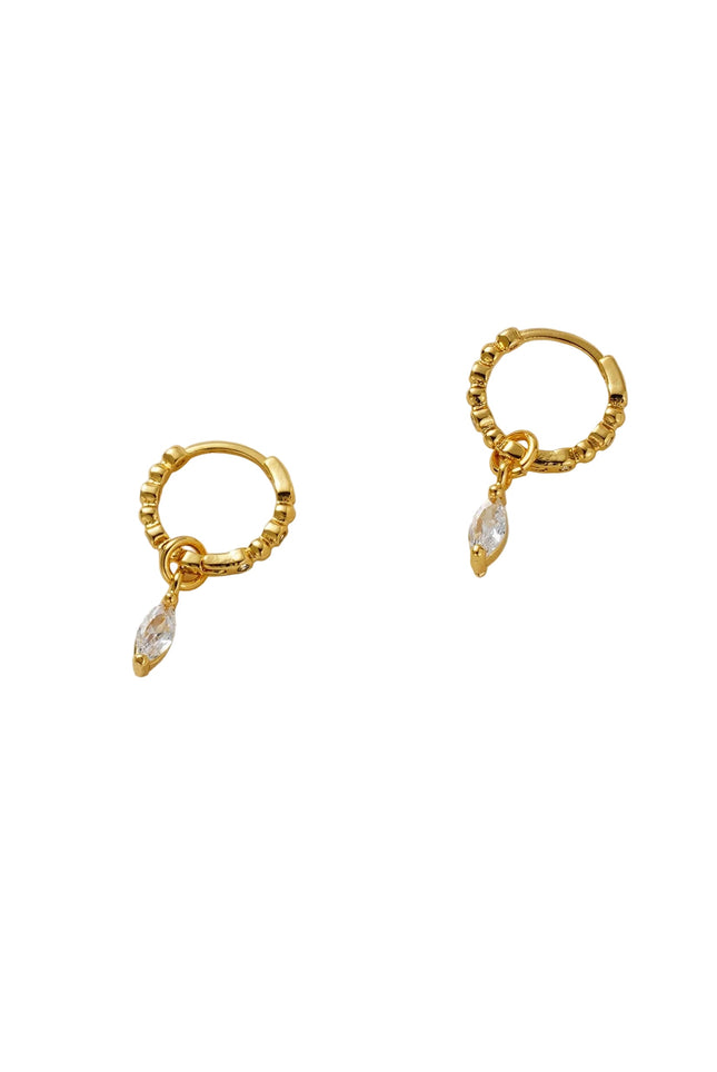 Zafino Bridie Gold Huggie Earrings