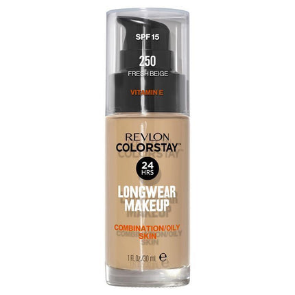 Revlon ColorStay 24 Hour Longwear Foundation Combination/Oily Fresh Beige - OhYouLuckyDuck.com.au