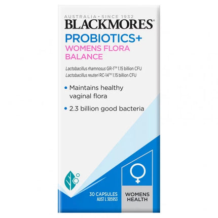 Blackmores Probiotics Plus Womens Flora Balance 30 Capsules - OhYouLuckyDuck.com.au
