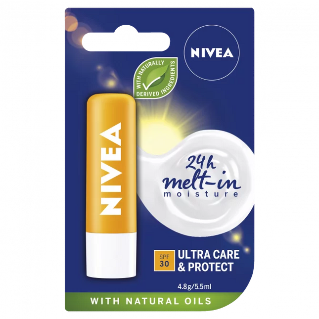 Nivea Sun Protect SPF 30 Lip Balm 4.8g - OhYouLuckyDuck.com.au