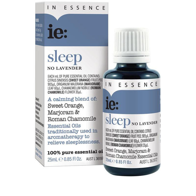 IN ESSENCE IE SLEEP NO LAVENDER ESSENTIAL OIL BLEND 25ML - OhYouLuckyDuck.com.au