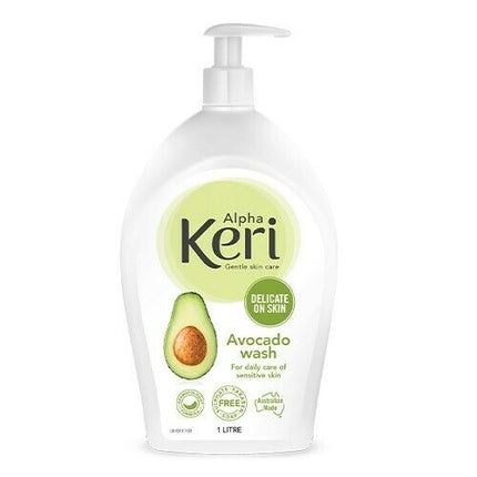 Alpha Keri Avocado Gentle Wash 1L - OhYouLuckyDuck.com.au