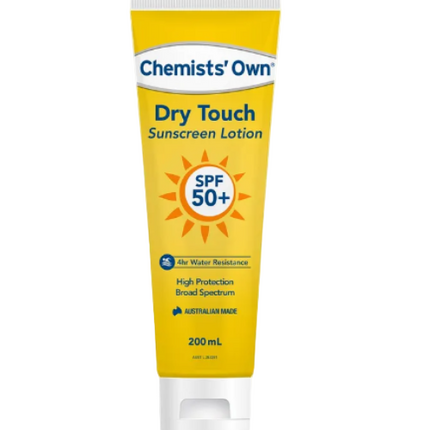 Chemist's Own Sunscreen Lotion Dry Touch SPF50 Plus 200ML