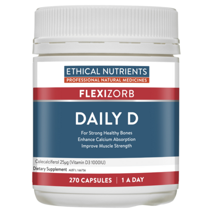 Ethical Nutrients Daily D Caps 270 - OhYouLuckyDuck.com.au