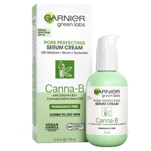 Garnier Green Labs Canna-B Pore Perfecting Serum Cream SPF15 72mL - OhYouLuckyDuck.com.au