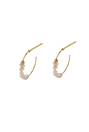 Zafino Elly Gold Hoop Earrings