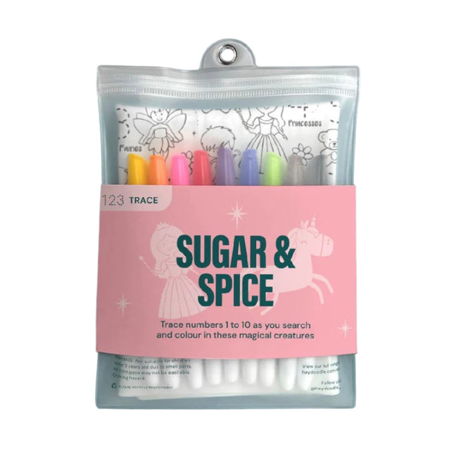 Heydoodle 123 Sugar & Spice Silicone Place Mat