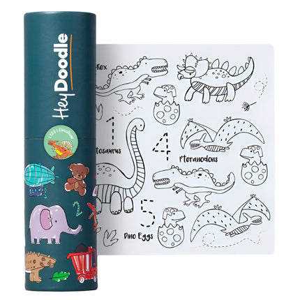 HeyDoodle 123 DinoRoar Classic Colouring & Doodle Mat