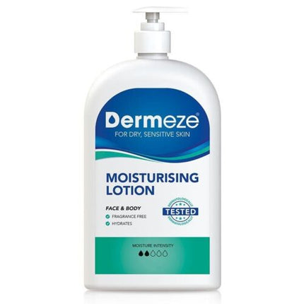 Dermeze Moisturising Lotion Bottle - 500mL - OhYouLuckyDuck.com.au